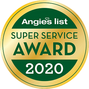2020 Angie's List Super Service Award badge