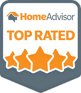 HomeAdvisor Top Rated badge